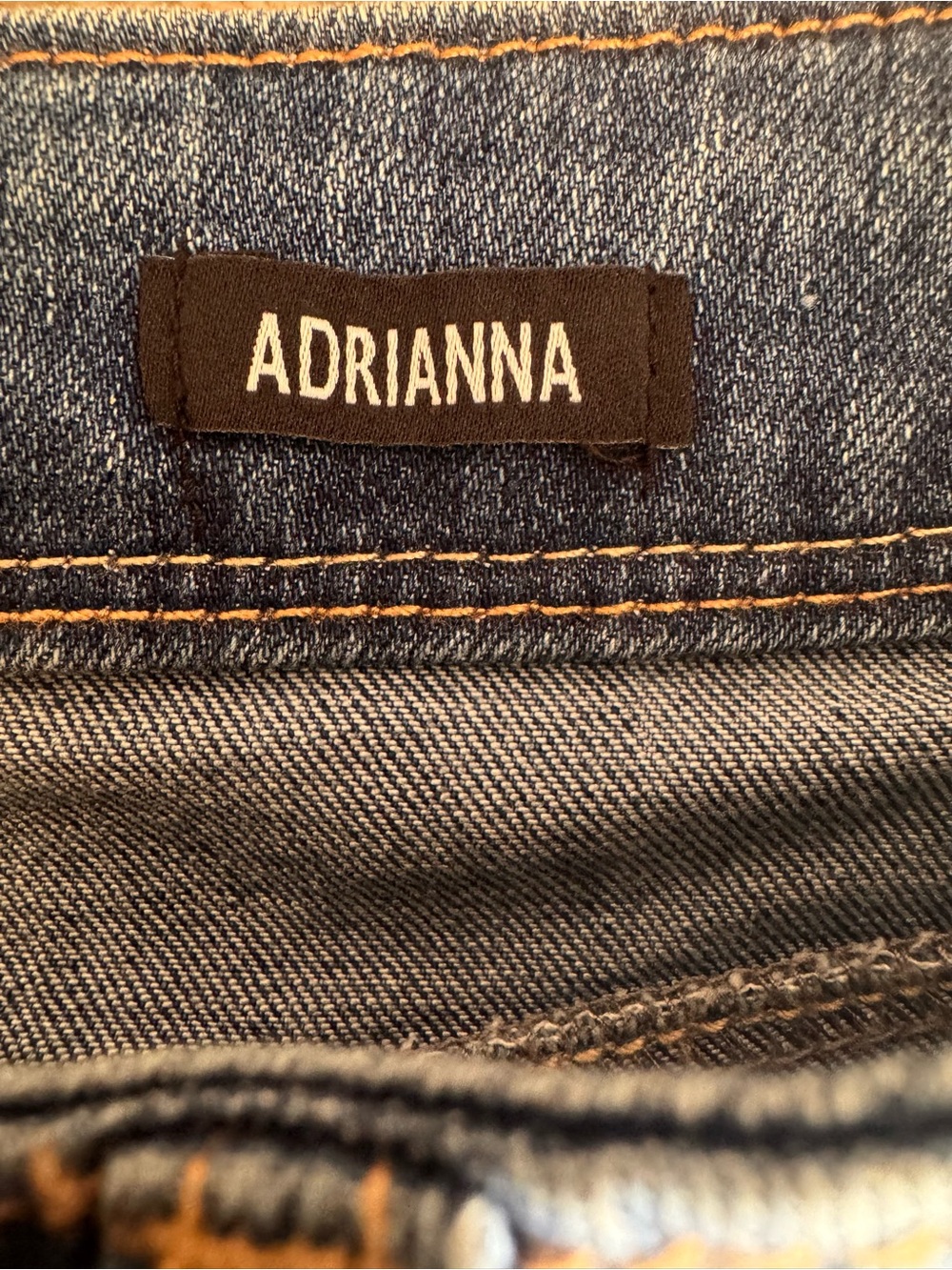 1822 Adrianna Mid-Rise Skinny Crop Jeans Size 14 Retro Mom Denim Medium Wash - Picture 8 of 14